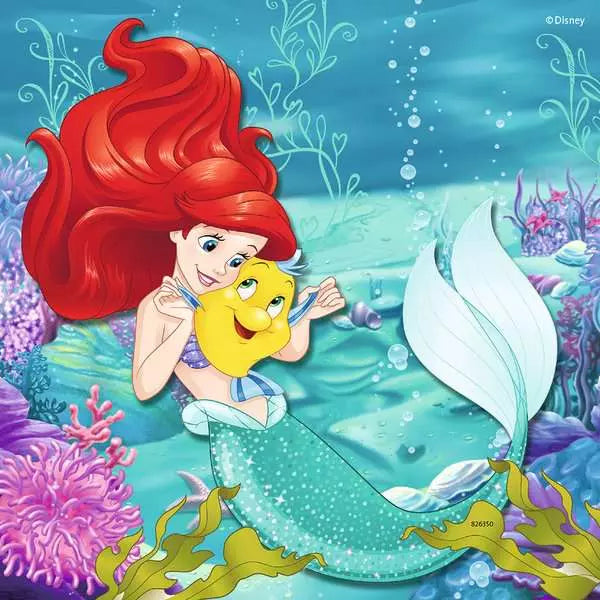 Puzzle 3 x 49: Les princesses Disney