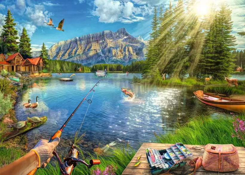Life at the Lake (1000 pc)