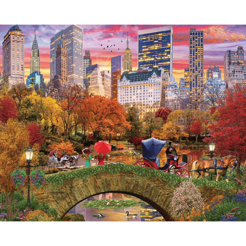 New York Central Park White Mountain Puzzle