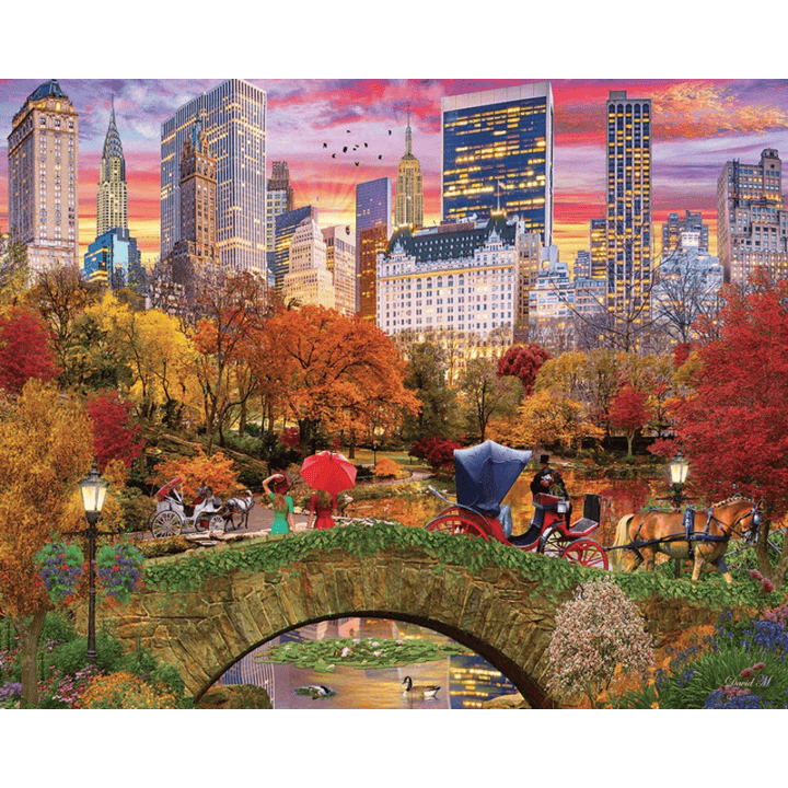 New York Central Park White Mountain Puzzle