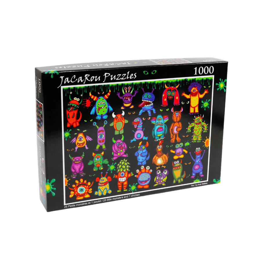 25 Petits Monstres … | 25 Little Monsters … (Puzzle 1000 pcs) CASSE-TÊTE - 1000 morceaux