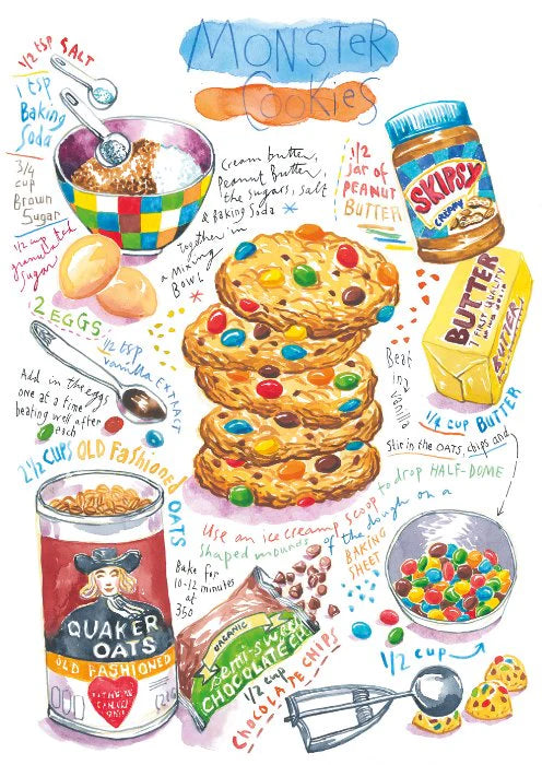 Puzzle Magnolia Monster Cookies 1000 pcs