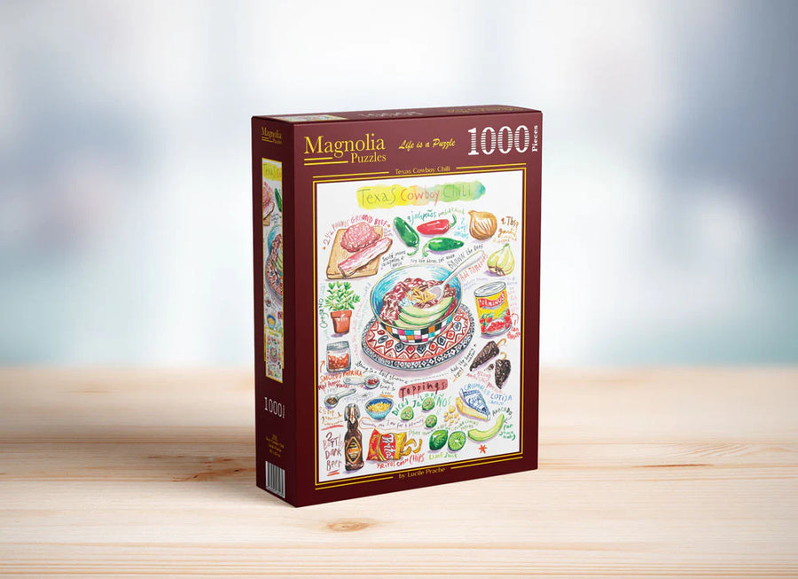 Puzzle Magnolia Texas Cowboy Chili 1000 pcs