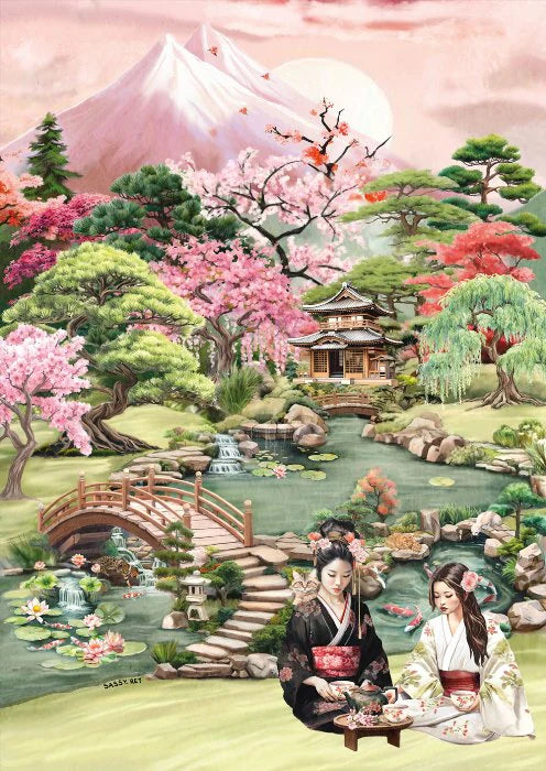 Puzzle Magnolia Tea Garden 1000 pcs