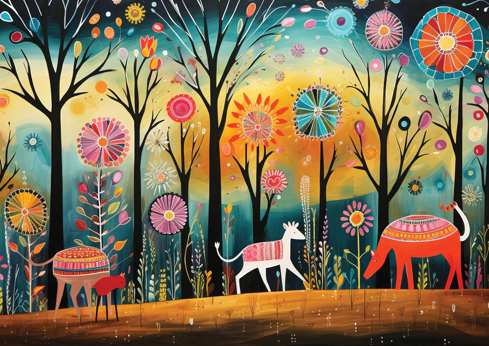 Puzzle Yazz Colorful Forest 1000 pcs - Achat en ligne 