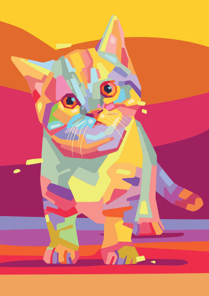 Puzzle Yazz Colorful Kitty 1000 pcs - Achat en ligne