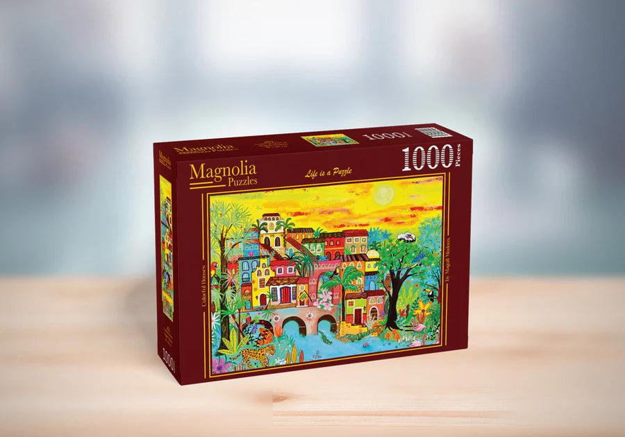Puzzle Magnolia Houses in the Forest 1000 pcs