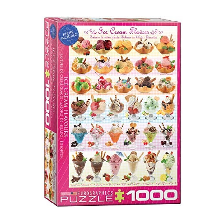 Puzzle 1000: Saveurs de crème glacée
