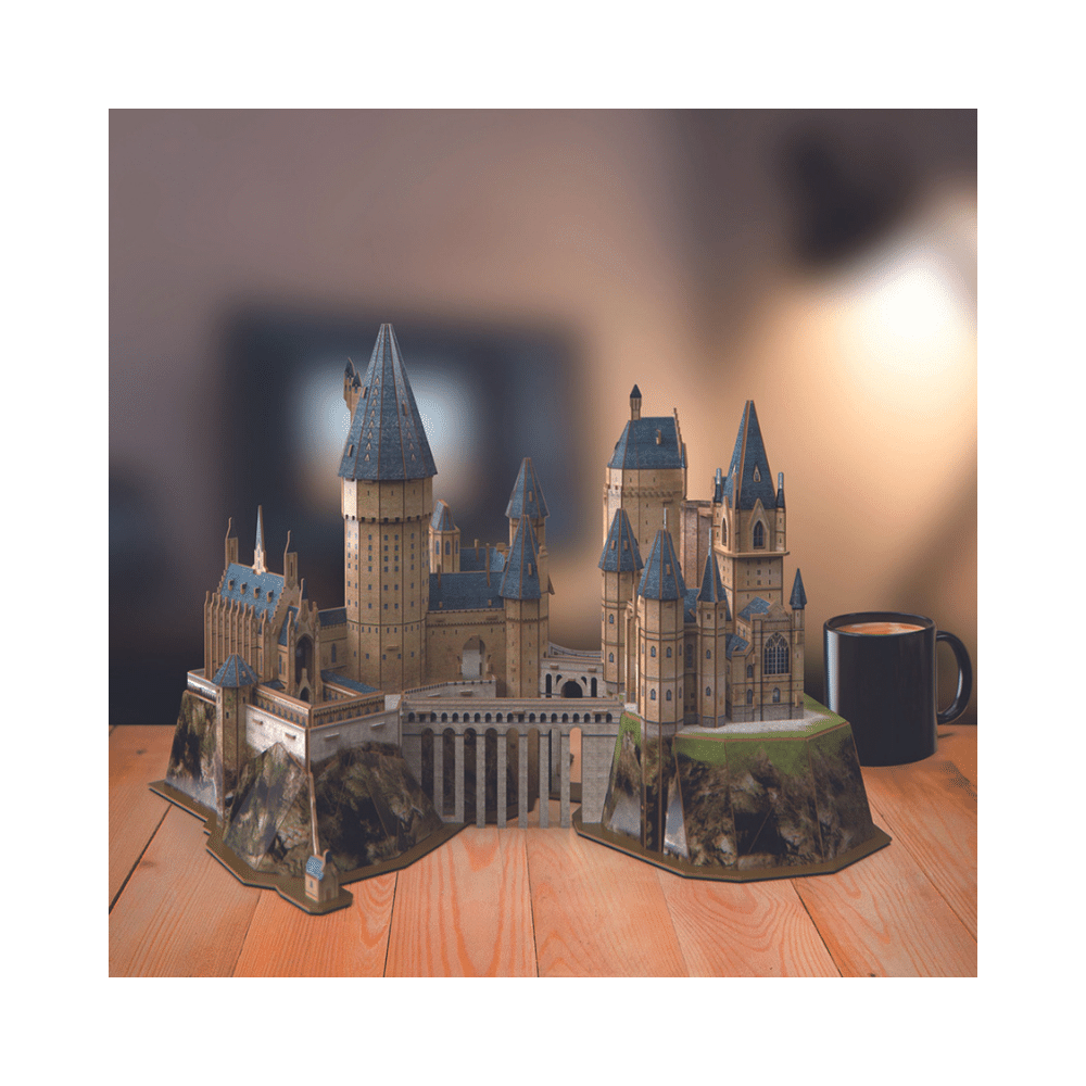 4D Build - Château de Poudlard | Hogwarts Castle (Puzzle 209 pcs) CASSE-TÊTE - Casse-tête 4D