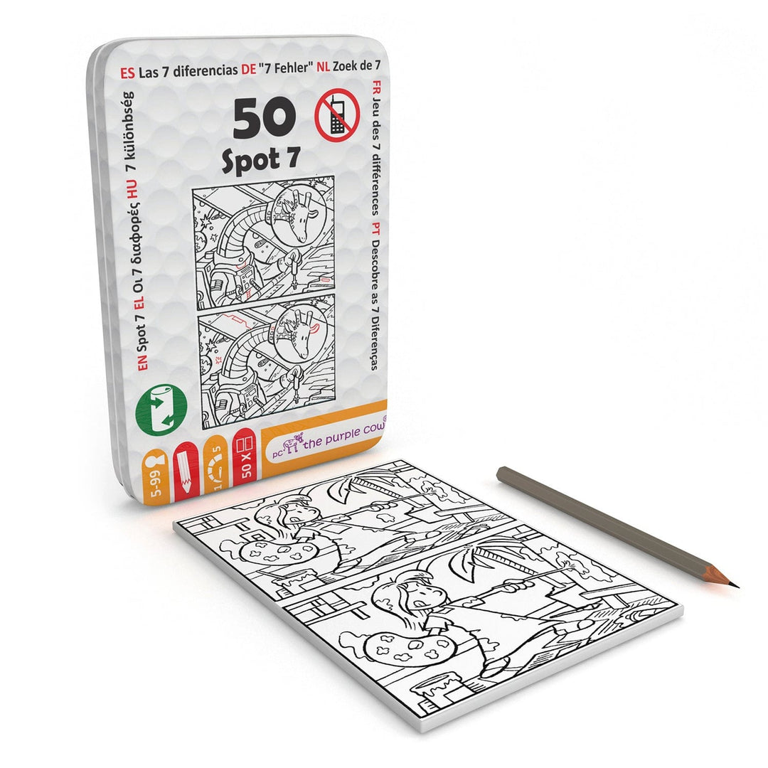 50 Jeu des 7 différences - Boîte métal - Voyage PASSE-TEMPS - Cahiers d'activités