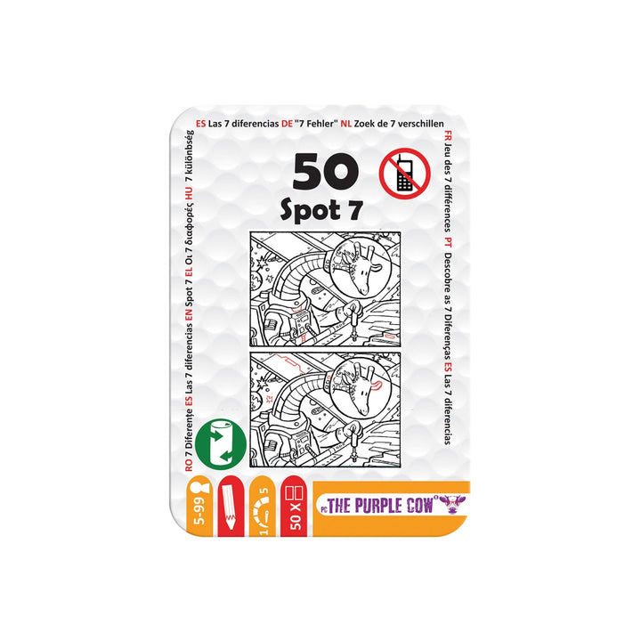 50 Jeu des 7 différences - Boîte métal - Voyage PASSE-TEMPS - Cahiers d'activités