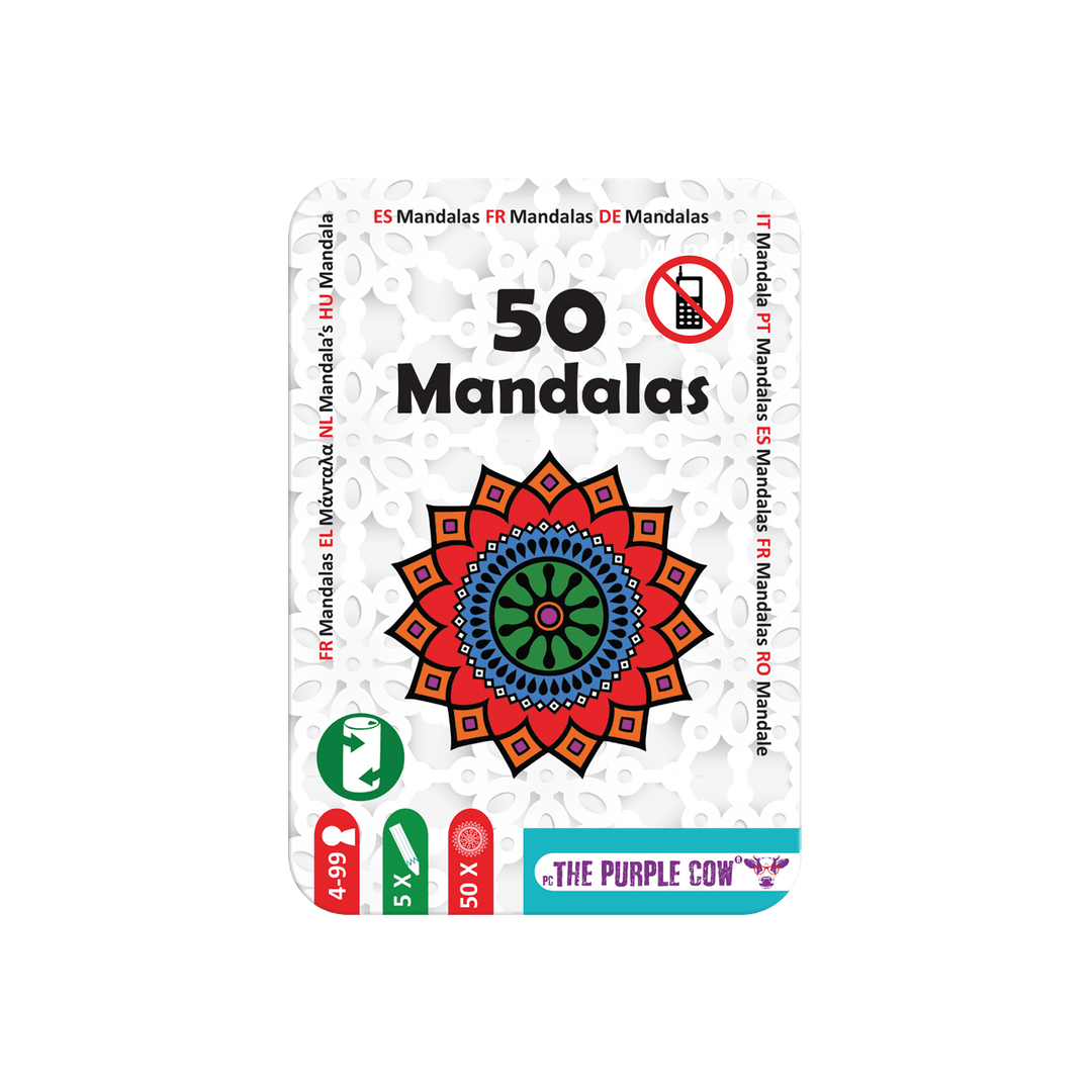 50 Mandalas - Boîte métal - Format voyage PASSE-TEMPS - Cahiers d'activités