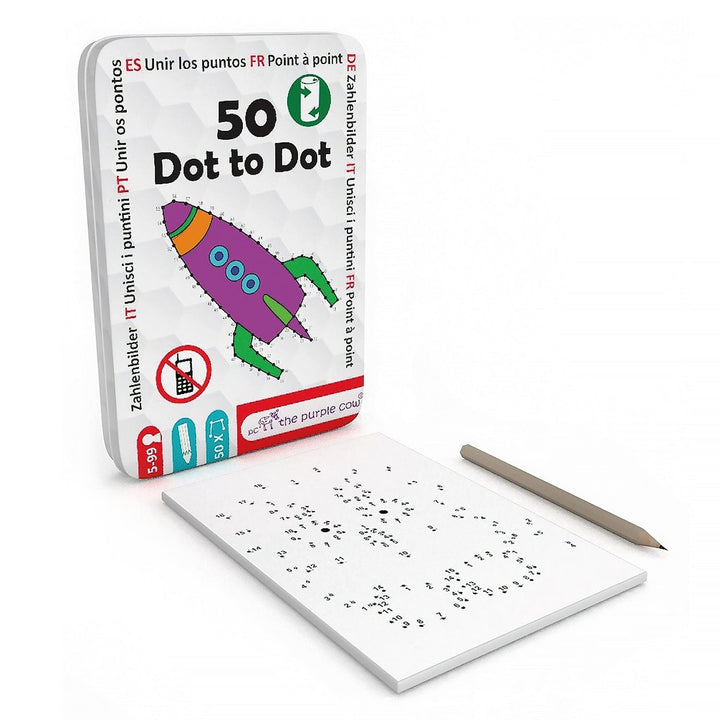 50 Point à point - Boîte métal - Voyage PASSE-TEMPS - Cahiers d'activités