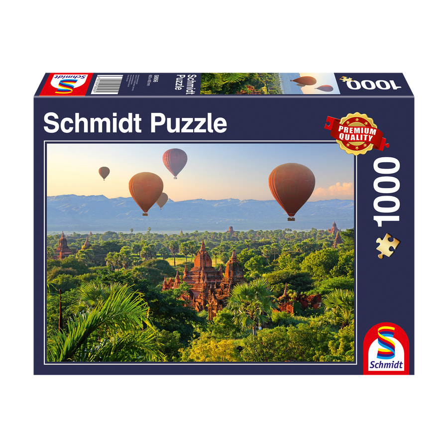 Puzzle Schmidt Spiele Montgolfières, Mandalay, Myanmar 1000 pcs
