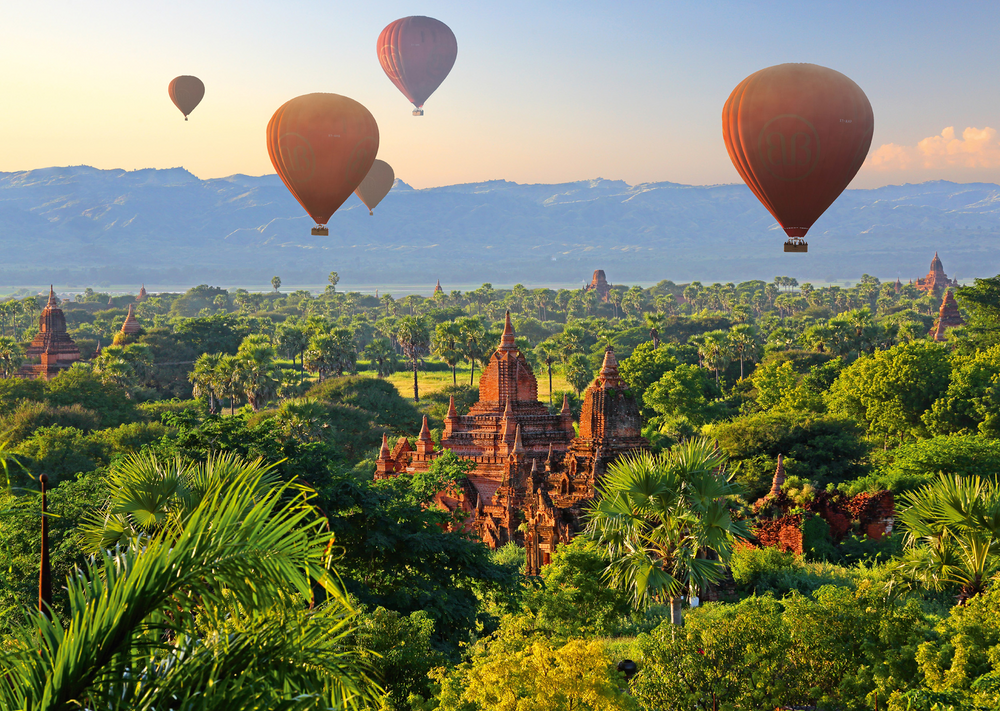 Puzzle Schmidt Spiele Montgolfières, Mandalay, Myanmar 1000 pcs