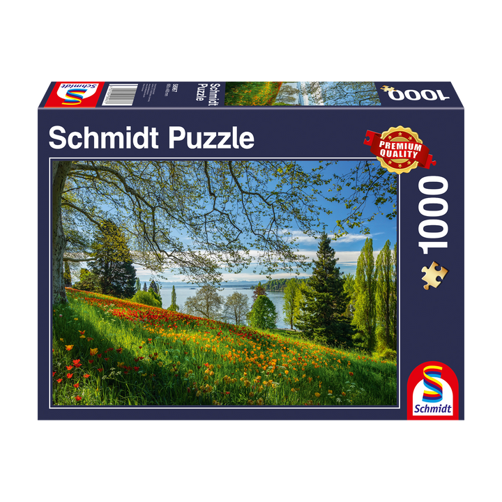Puzzle Schmidt Spiele Floraison des tulipes, Île de Mainau 1000 pcs