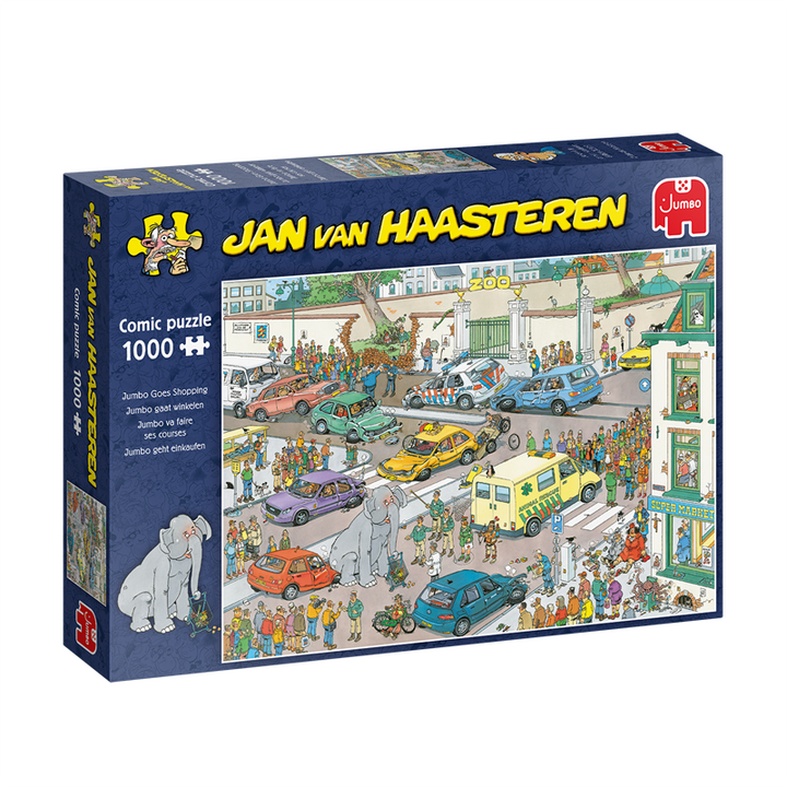 Puzzle 1000: Jumbo goes shopping, JvH