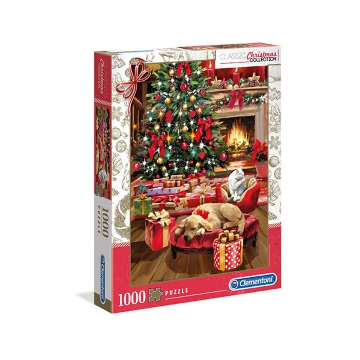 Puzzle 1000: Noël sur le bord du feu