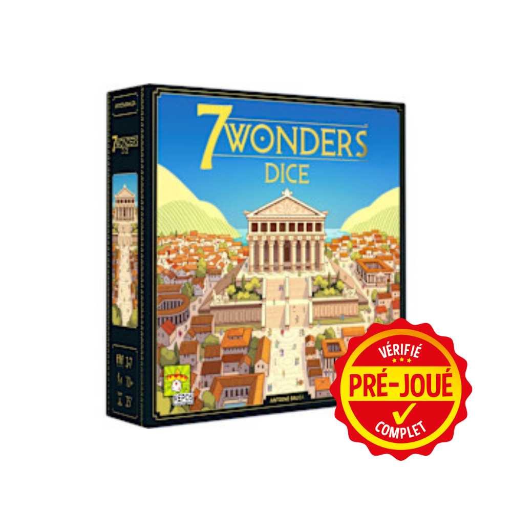7 Wonders - Dice  (pré-joué) (FR) BAZAR - Bazar - Famille