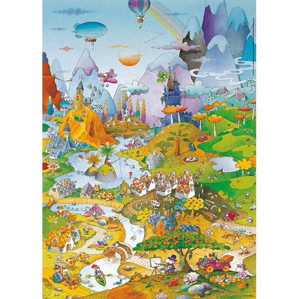 Idyll by the lake (Puzzle 1000 pcs)