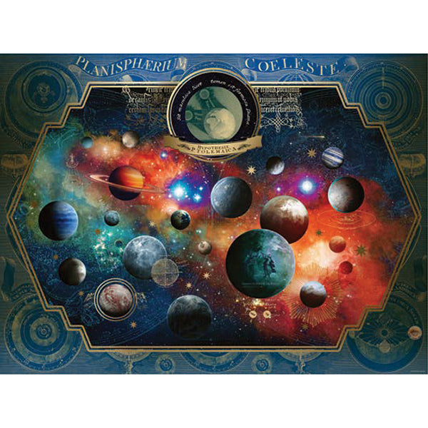 Space World, Map Art (Puzzle 1500 pcs)