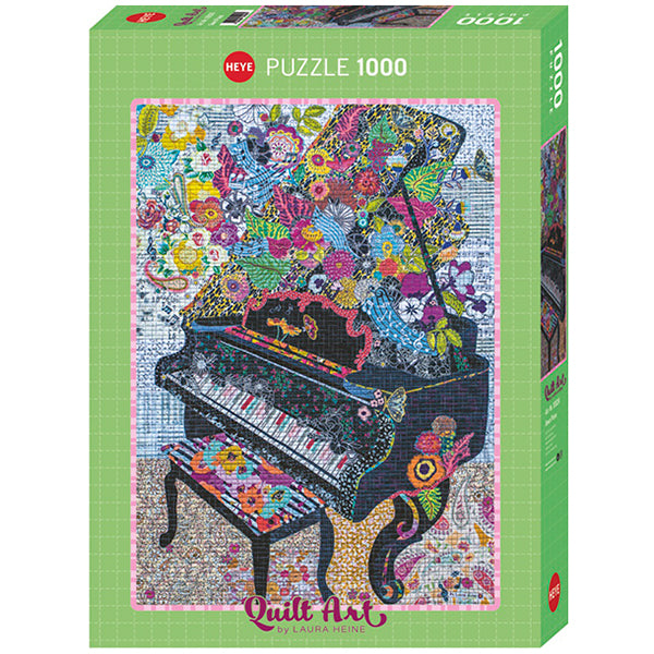 Piano, Quilt Art (Puzzle 1000 pcs)