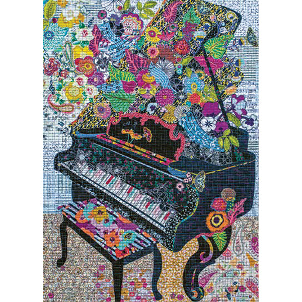 Piano, Quilt Art (Puzzle 1000 pcs)