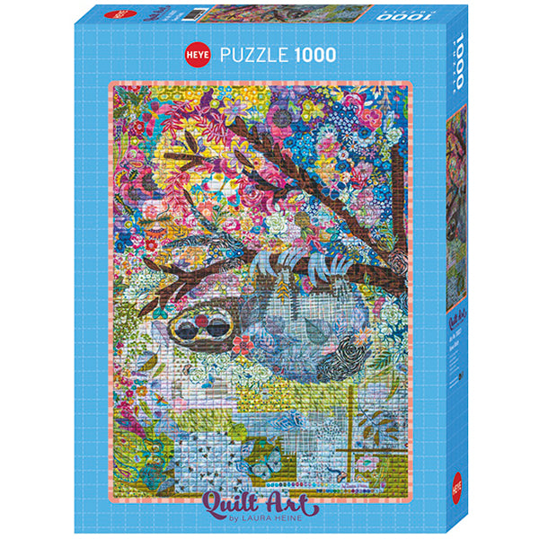 Sloth, Quilt Art (Puzzle 1000 pcs)