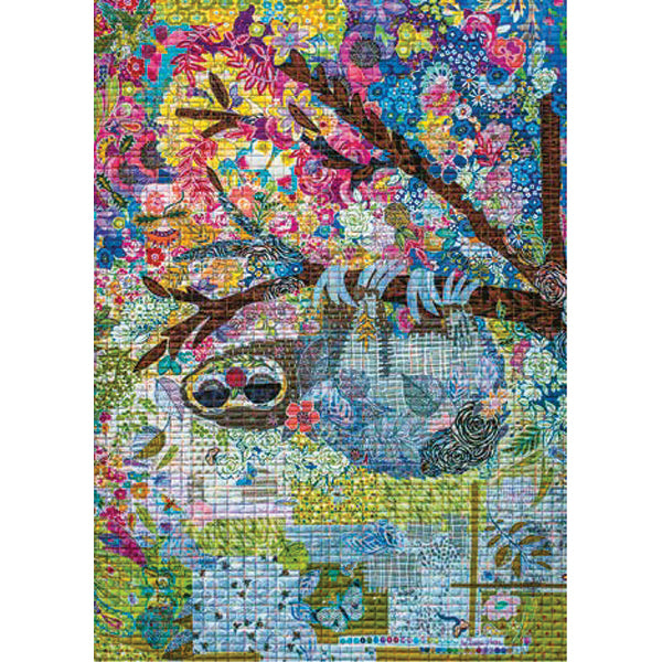 Sloth, Quilt Art (Puzzle 1000 pcs)