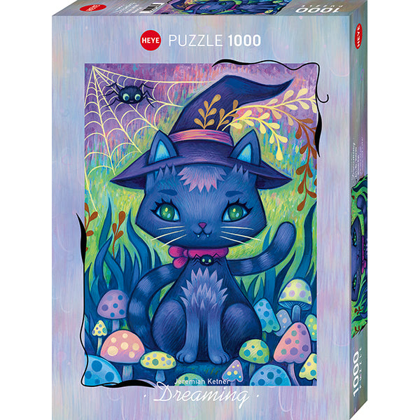 Witch Cat, Dreaming (Puzzle 1000 pcs)