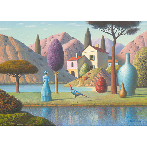 Lady in Blue (Puzzle 1000 pcs)
