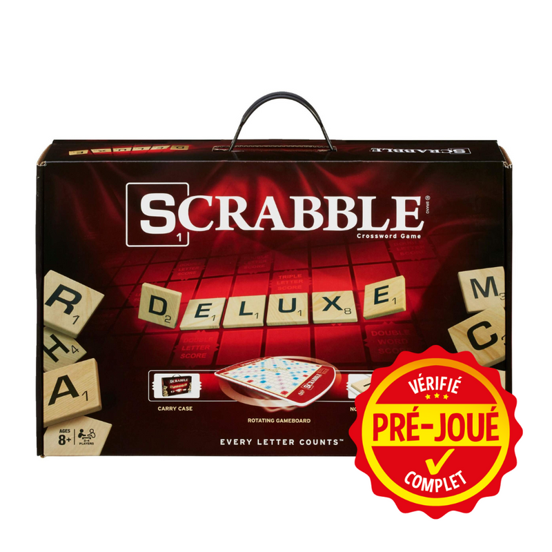 Scrabble deluxe (pré-joué) (EN) – L'As des jeux