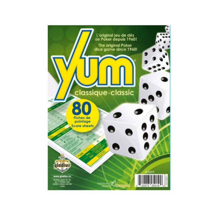 Yum bloc fiches de pointage (1x80)