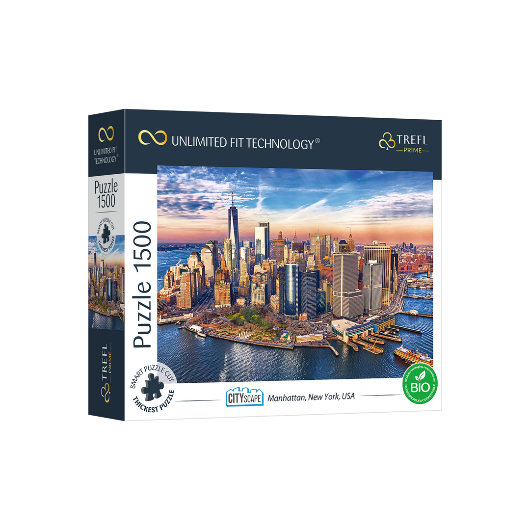 Puzzle 1500: Manhattan, New-York, États-Unis (Ultra Fit Technology)