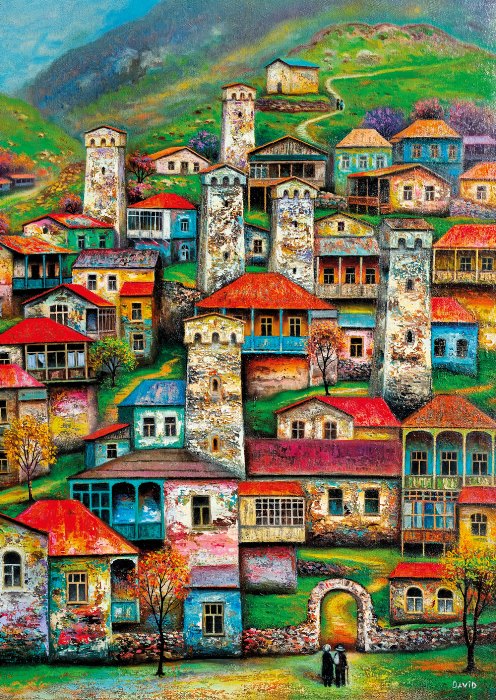 Puzzle Magnolia Beautiful Village 1000 pcs