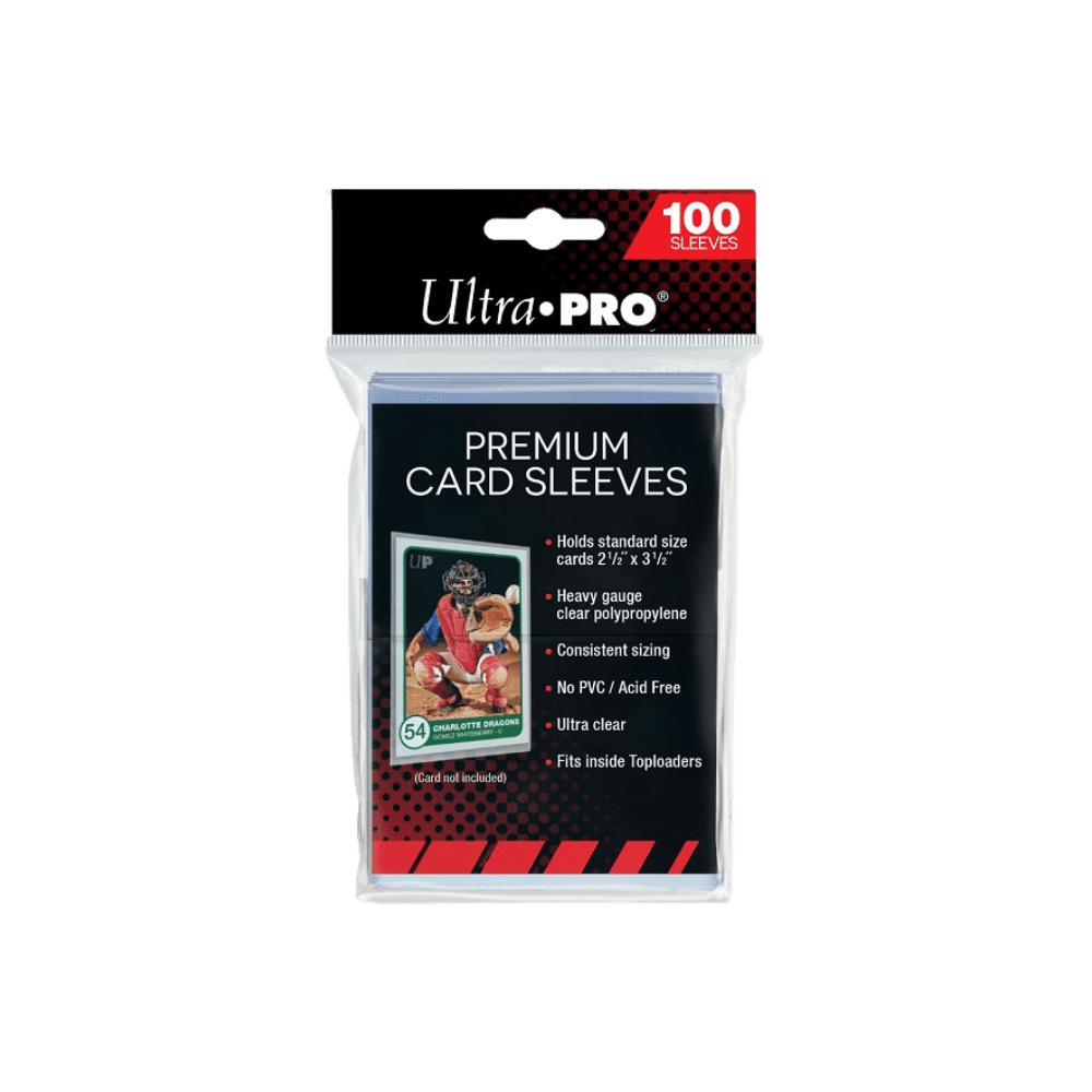 Ultra PRO - Regular Card Game Sleeves (65.5 x 89 mm) - Premium - Clear (100)