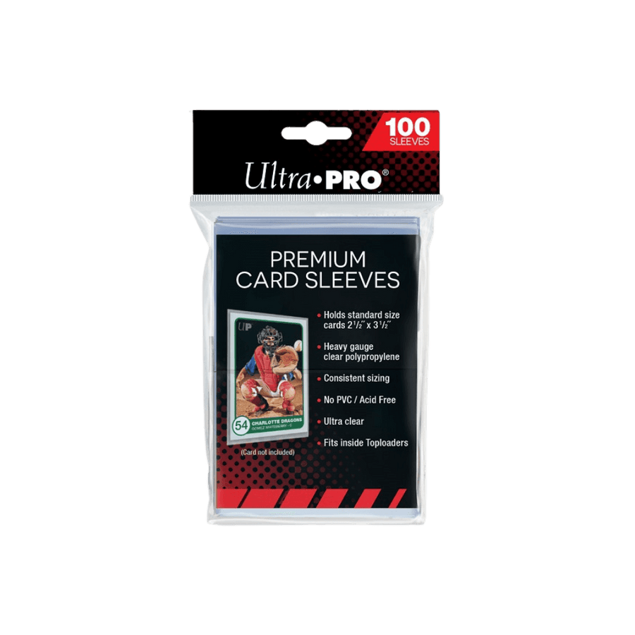 Ultra PRO - Regular Card Game Sleeves (65.5 x 89 mm) - Premium - Clear (100)