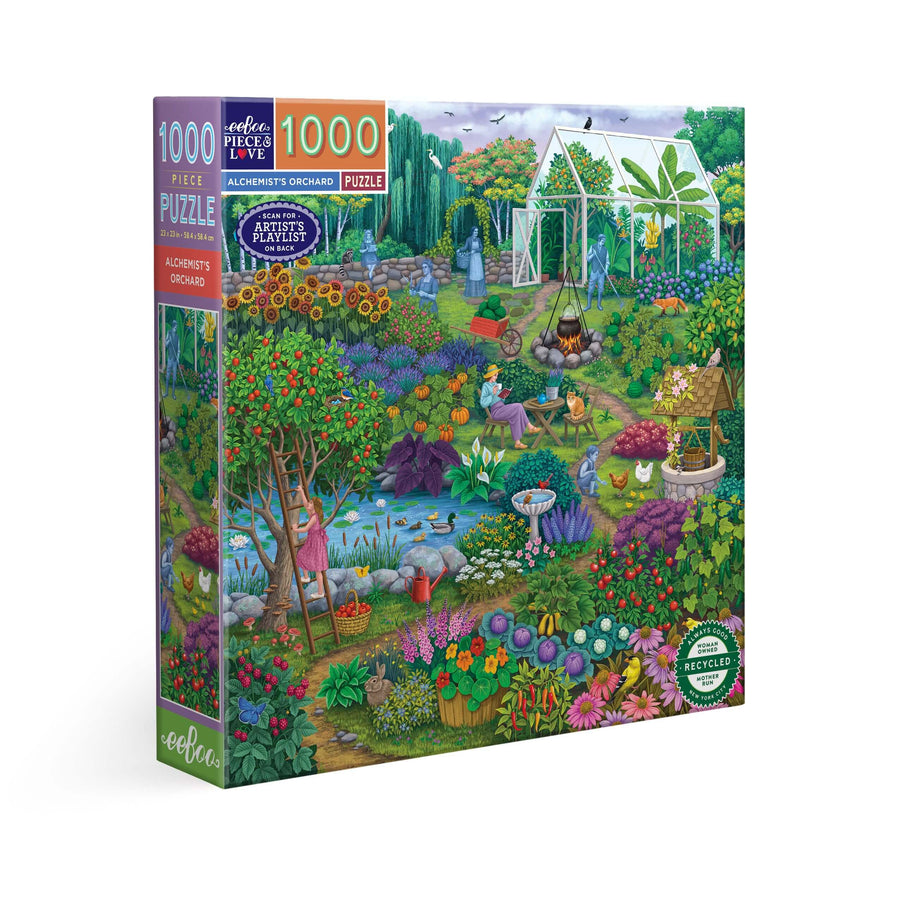 Alchemist's Orchard eeBoo square puzzle 1000 pcs Achat en ligne à L'As des jeux