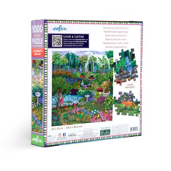 Alchemist's Orchard eeBoo square puzzle 1000 pcs Achat en ligne à L'As des jeux