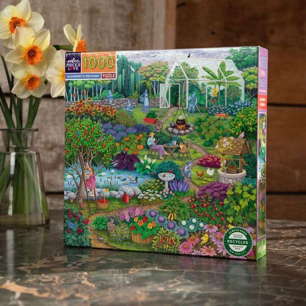 Alchemist's Orchard eeBoo square puzzle 1000 pcs Achat en ligne à L'As des jeux