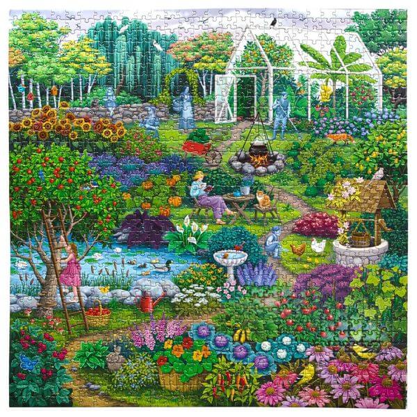 Alchemist's Orchard eeBoo square puzzle 1000 pcs Achat en ligne à L'As des jeux