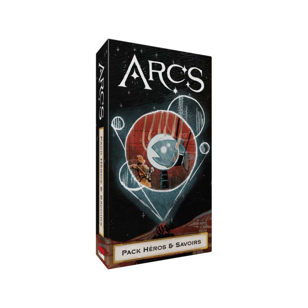 Arcs - extension Pack Héros & Savoirs: jeu de société stratégie