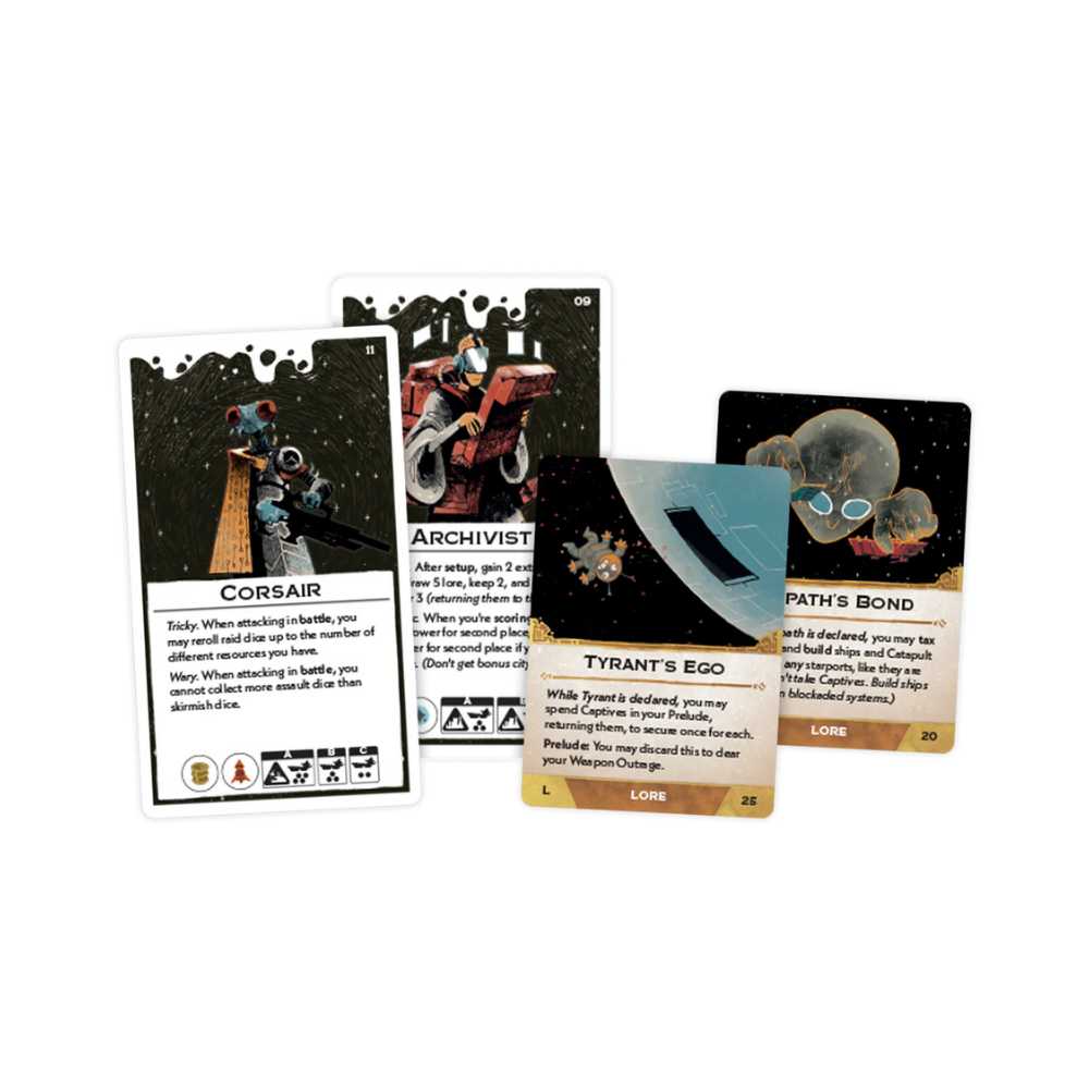 Arcs: Leaders & Lore Pack Expension, jeu de société strategie -anglais