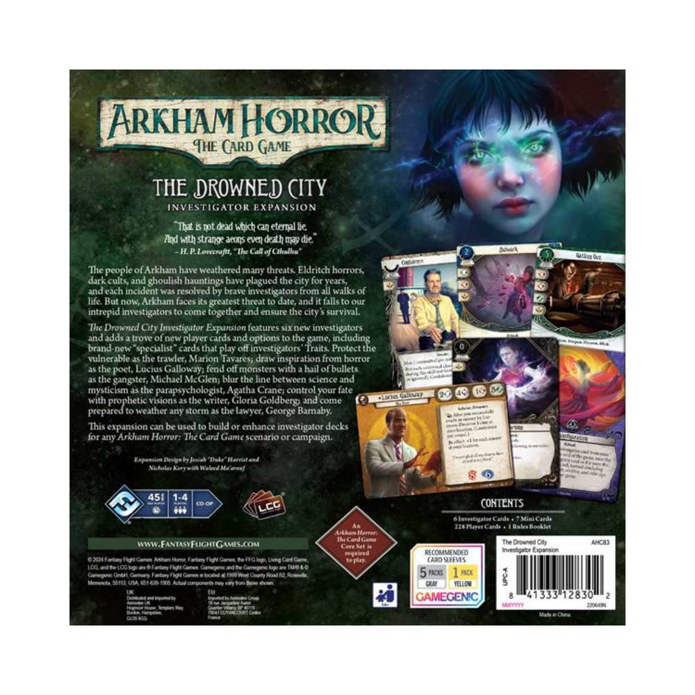 Arkham Horror:The Card Game – The Drowned City:Investigator Expansion