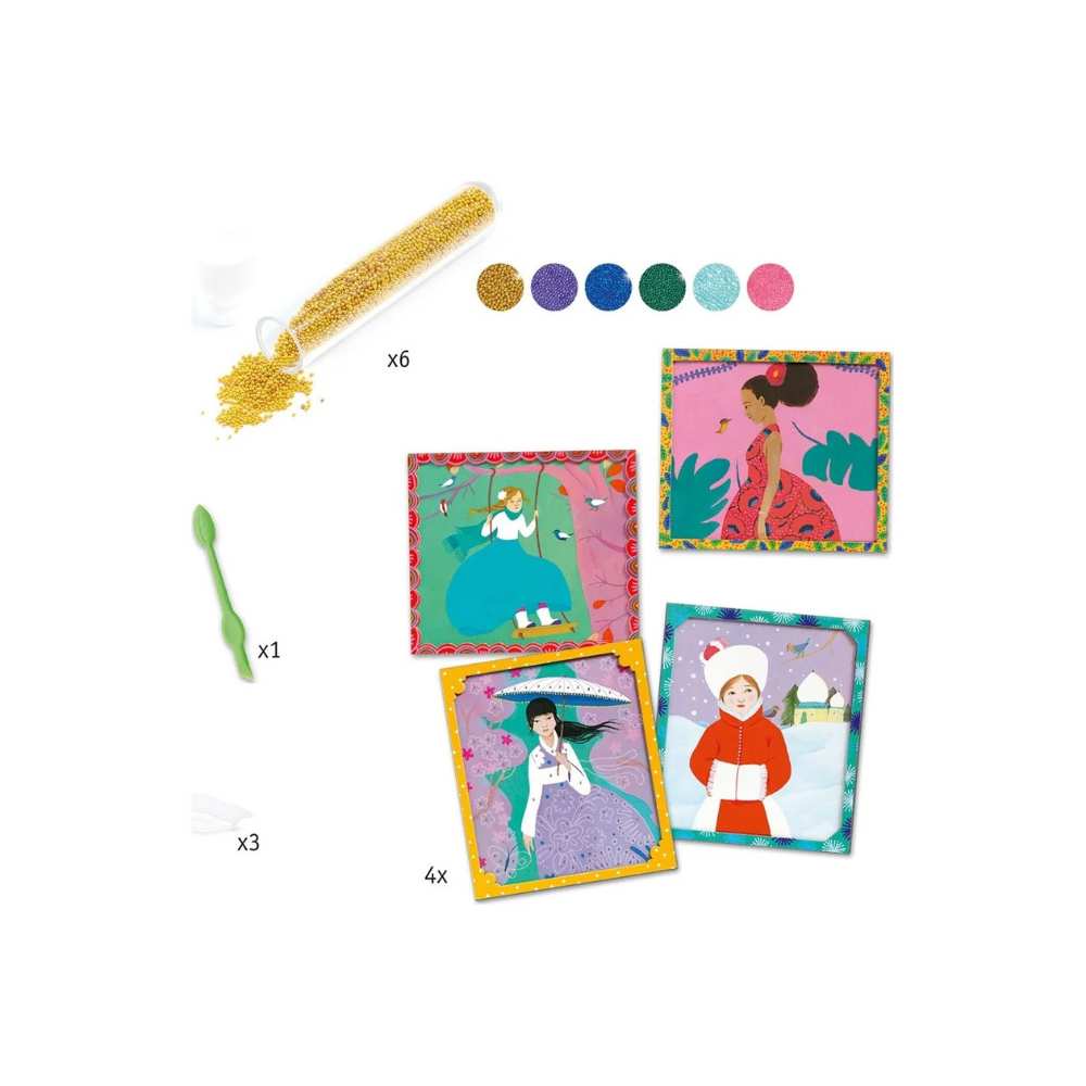 Artistic Beads - Microbilles - Autour du monde: bricolage enfants