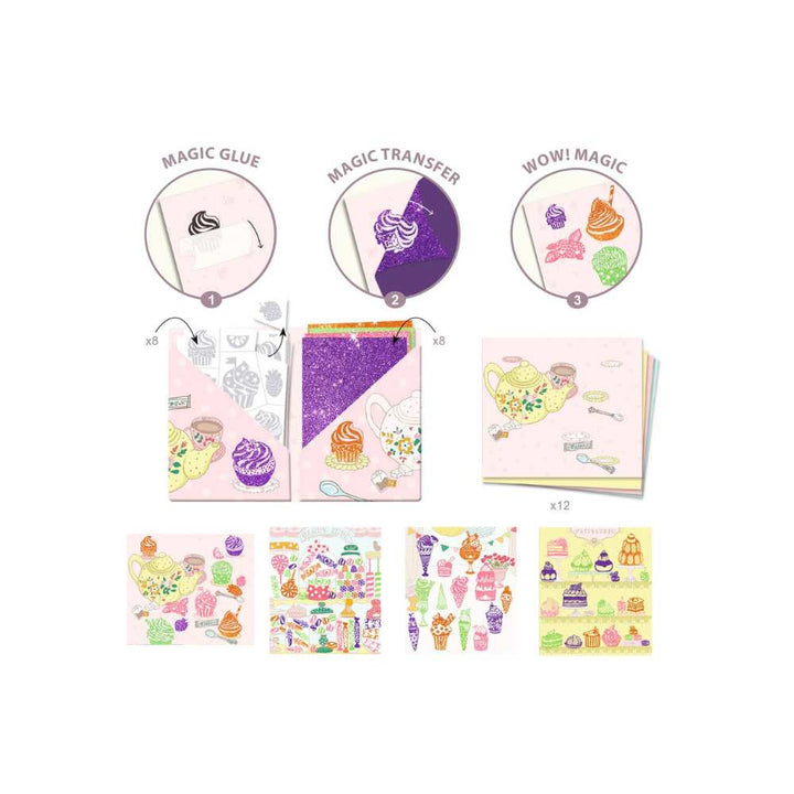 Artistic patch paillettes / Gourmandises: bricolage enfants