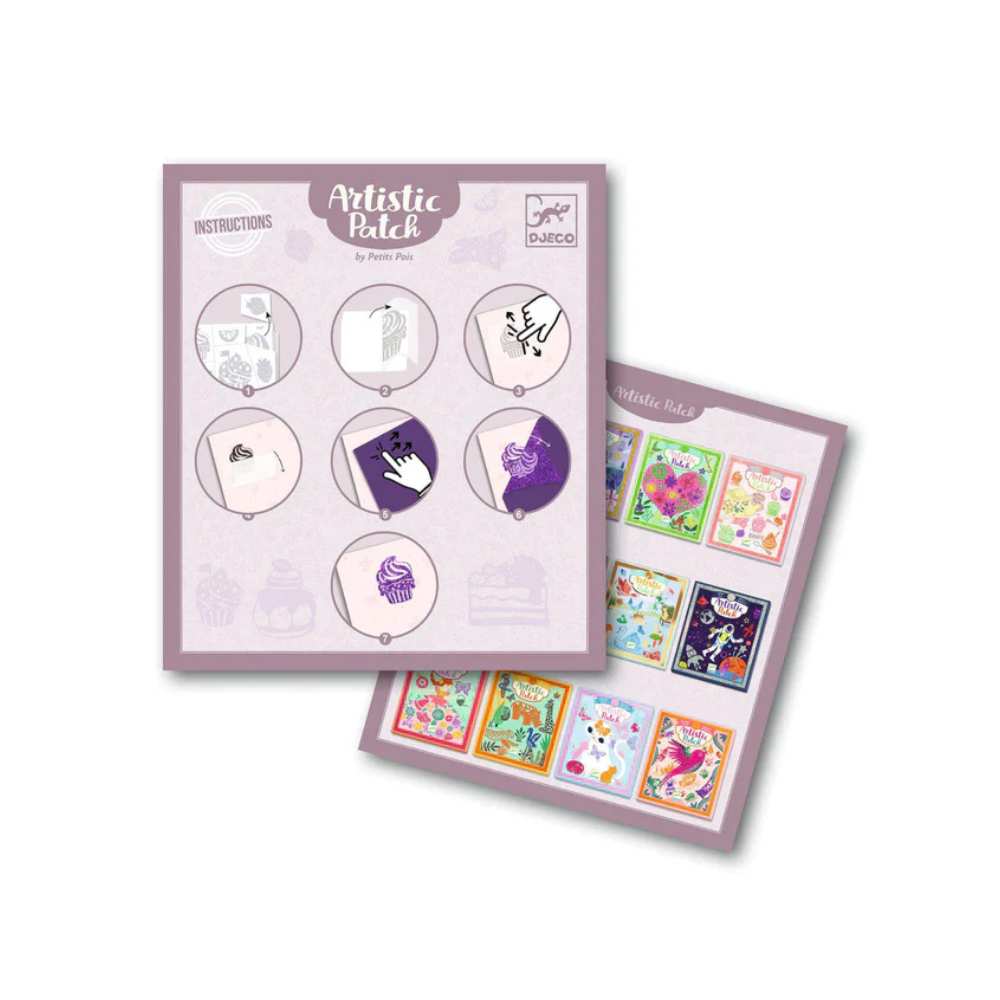 Artistic patch paillettes / Gourmandises: bricolage enfants