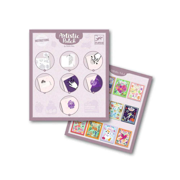 Artistic patch paillettes / Gourmandises: bricolage enfants
