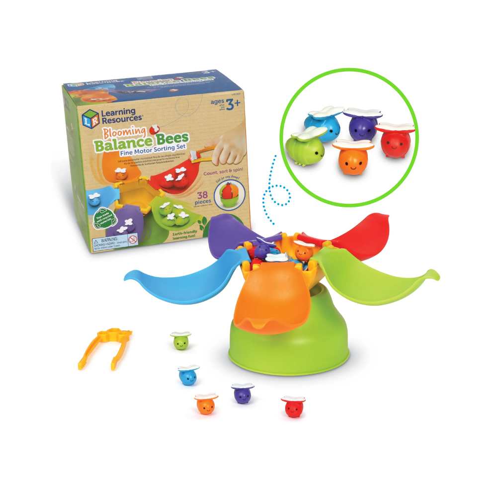 Blooming Balance Bees Fine Motor Sorting Set, jeu éducatif