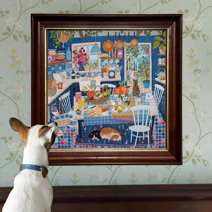 Blue Kitchen  eeBoo Square puzzle 1000 pcs Achat en ligne à L'As des jeux